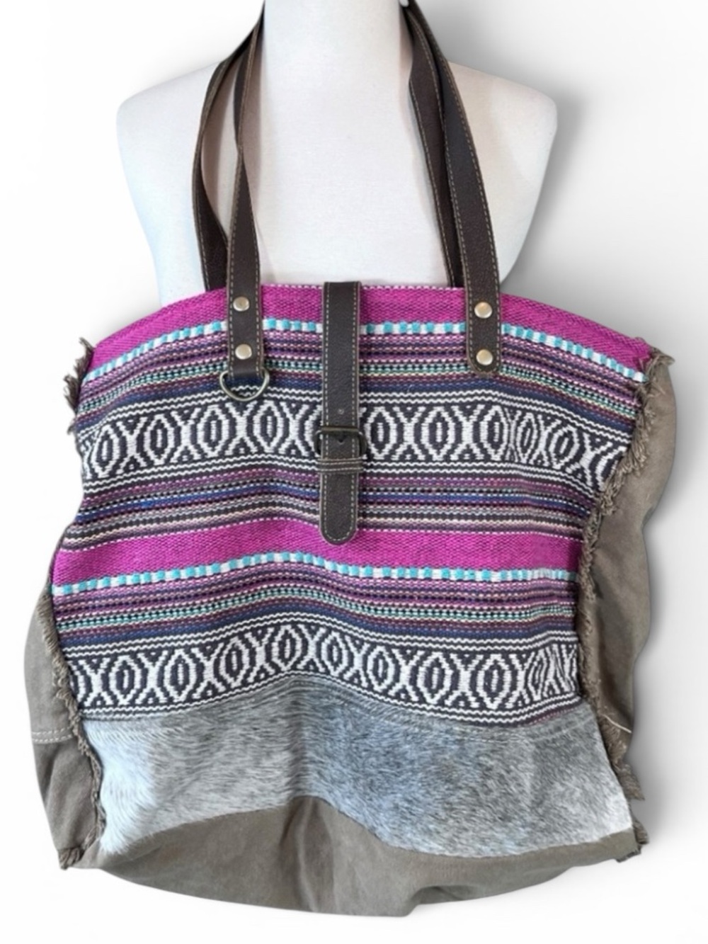 Myra Vibrant Boho Weekender Bag